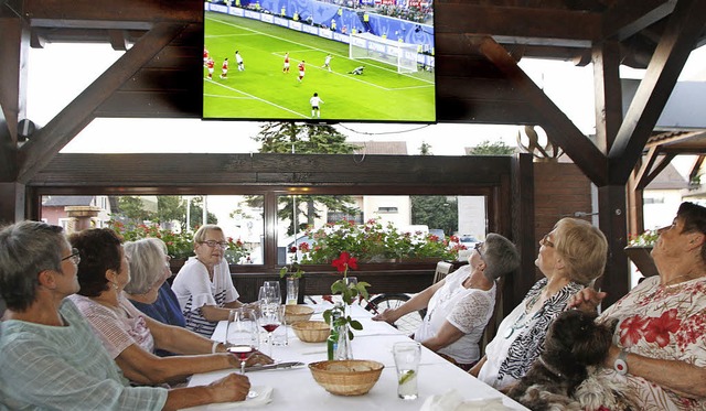 Der Frauenstammtisch im Gasthaus Krone...el der russischen Nationalmannschaft.   | Foto: Heidi Fssel