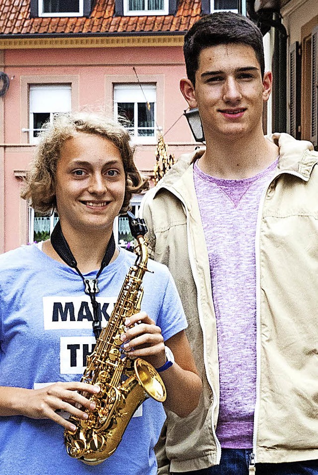 Anna Wachenfeld und Paolo Brenzinger   | Foto: Gabriele Zahn
