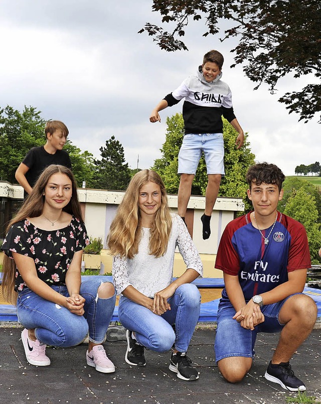 Neue Schlermentoren am Bildungszentru... dort verantwortlich Aufsicht fhren.   | Foto: Gudrun Deinzer