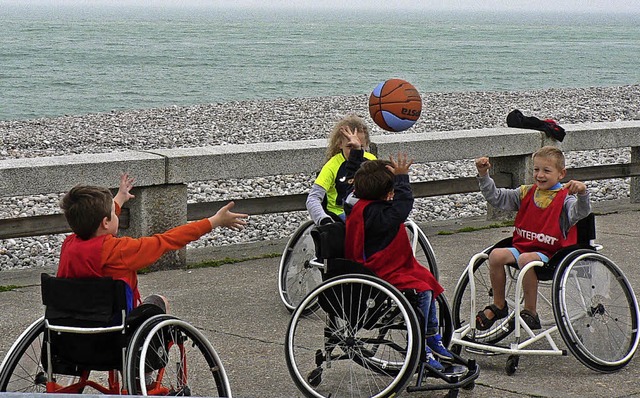 Auch fr Menschen mit Behinderung war beim Sportfest etwas geboten.   | Foto: Charlotte Ptter