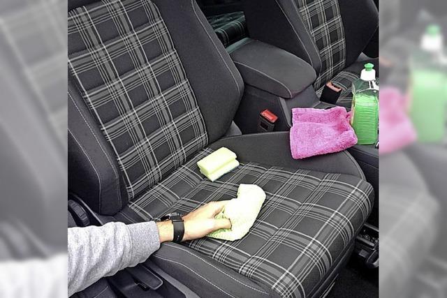 Pflege fr die Sitze im Auto