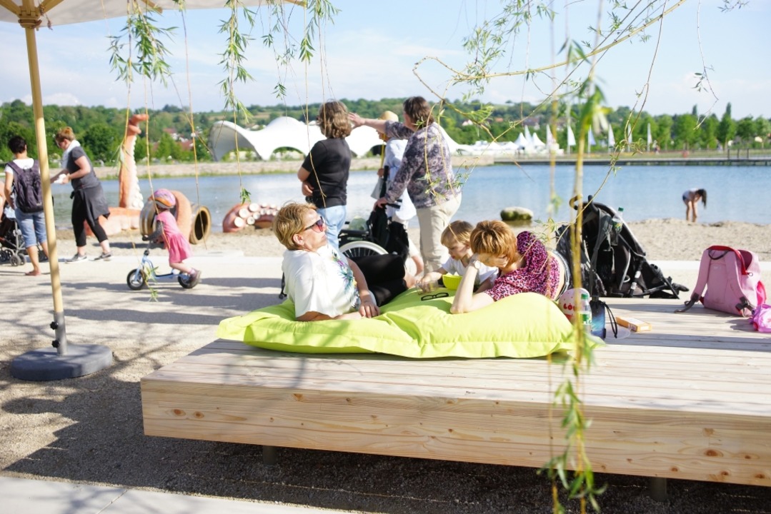 Auch im neu angelegten Seepark wird es...rtenschau viele Veranstaltungen geben.  | Foto: LGS Lahr 2018 GmbH