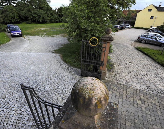 Whrend hinterm Rathaus von Wyhl schon...e, aber eventuell auch einen Festplatz  | Foto: Markus Zimmermann