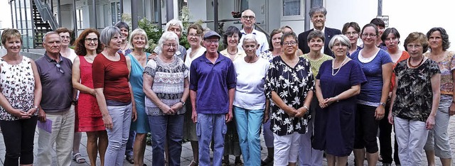 Die erfolgreichen Absolventen des Nach...chftsfhrer Wolfram Uhl  im Mhlehof.  | Foto: Dahlmann