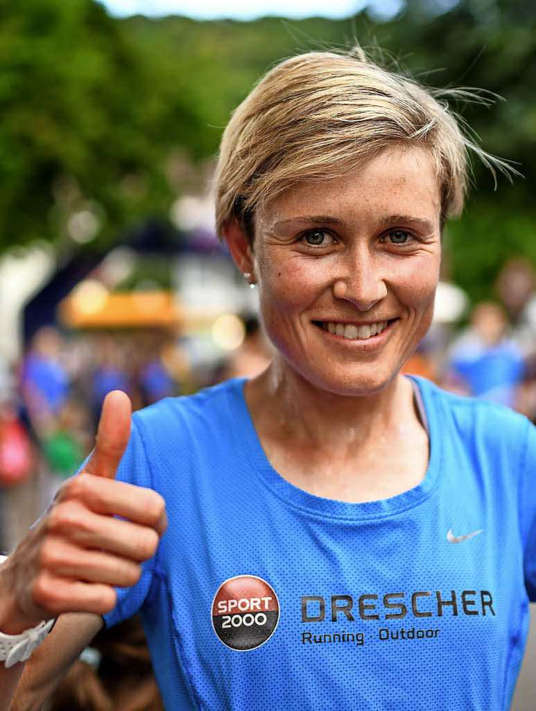 Sieger laufen Streckenrekord Leichtathletik (regional) Badische Zeitung