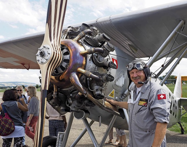 Auch eine Dewoitine D.26, ein militri...am Boden und am Himmel zu sehen sein.   | Foto:  Wagner