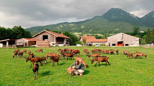 Idyllisch: ein Ziegenhof in Bayern  | Foto: C. Roth, Langbein & Partner Media