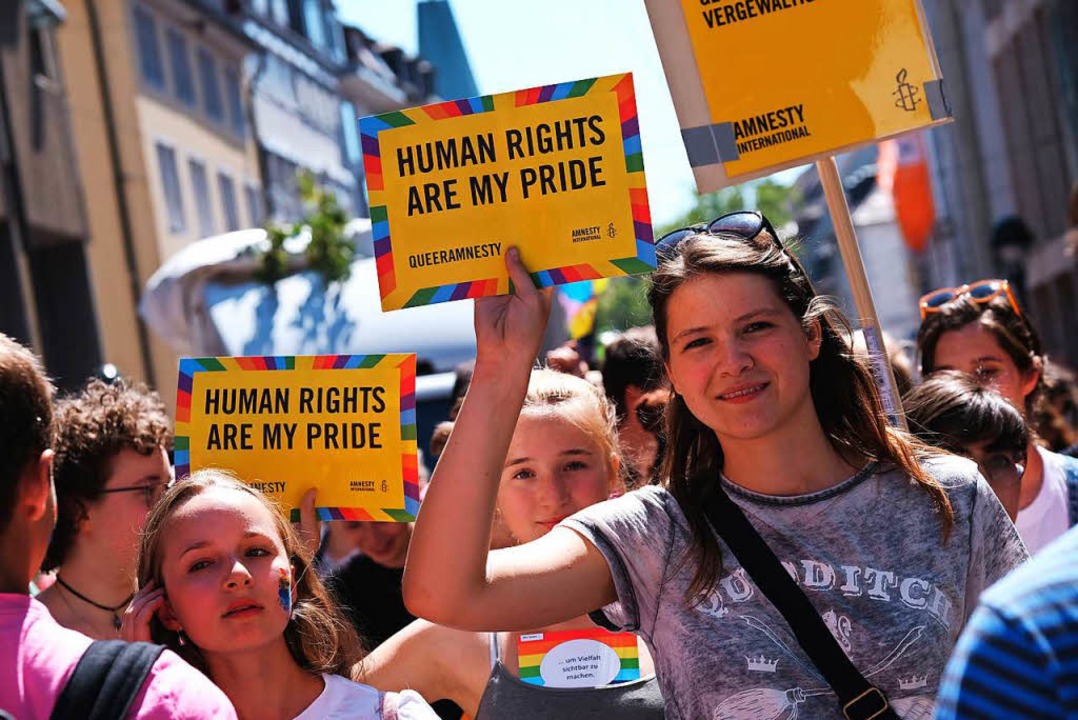 Der CSD 2018 in Freiburg.  | Foto: Miroslav Dakov