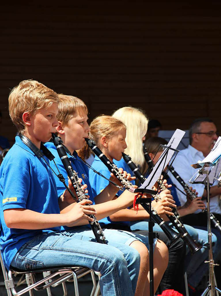 Die Jugendkapelle des Musikvereins Appenweier spielte als dritte Formation von Juka and Friends.