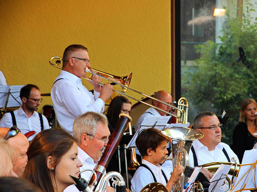 Die Musikverein Appenweier spielte Big-Band-Musik und bot viele Soli.