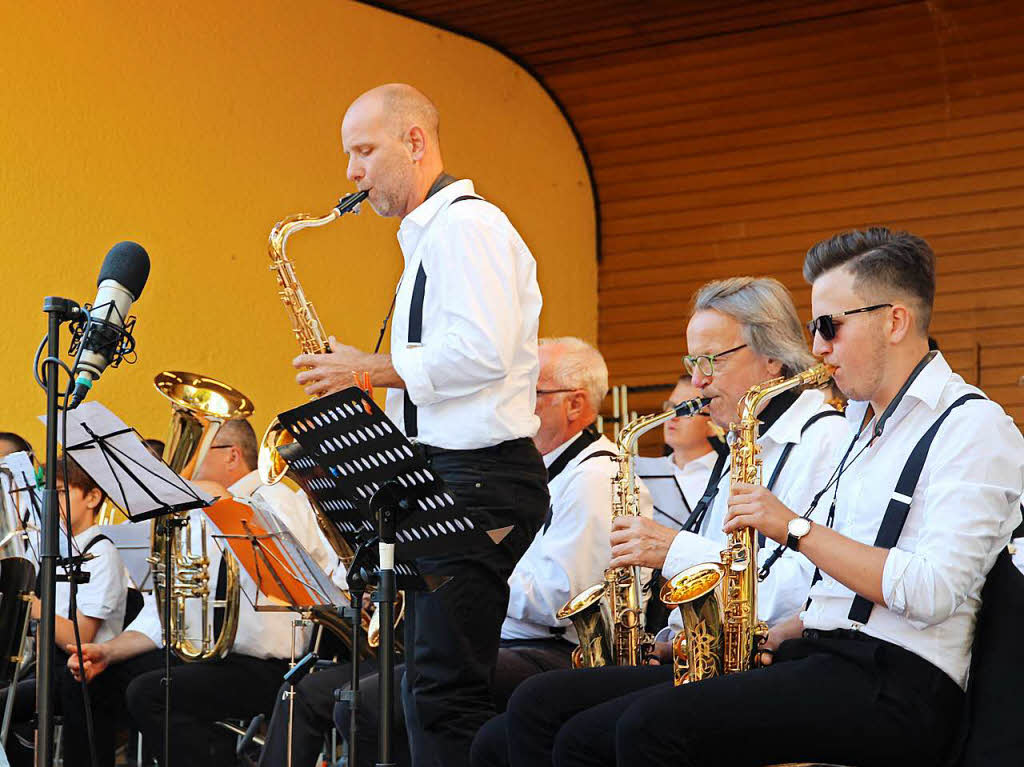 Die Musikverein Appenweier spielte Big-Band-Musik und bot viele Soli.