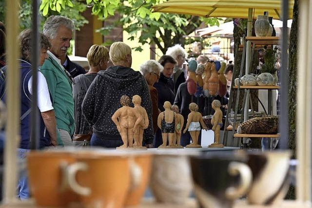 Beim 28. Freiburger Keramikmarkt am vergangenen Wochenende war jeder Stand eine eigene kleine Welt