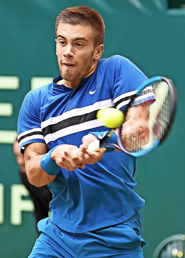 Top-Talent am Tennishimmel: Borna Coric aus Kroatien   | Foto: AFP