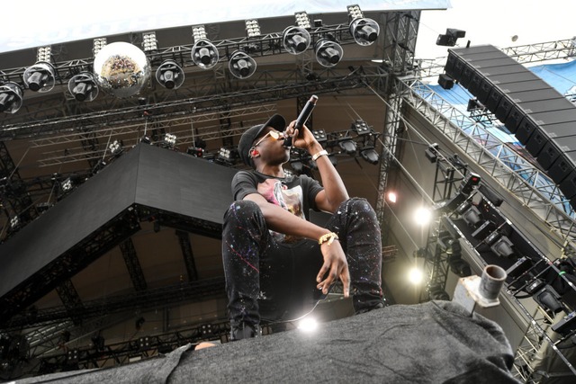 Der Rapper Mohamed Sylla gab sich die Ehre.  | Foto: dpa
