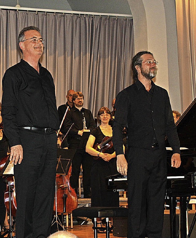 Applaus nach dem Brahms-Klavierkonzert   | Foto: Hildegard Karig