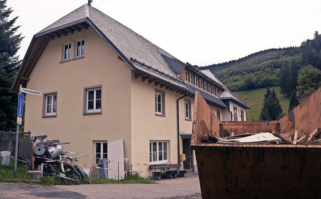 Das Feuerwehrhaus in Muggenbrunn soll ... Gebude fr Feuerwehr und Bergwacht.   | Foto: verena wehrle