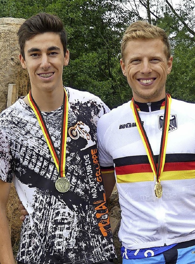 Haben gut lachen: Kai Hatt und Dominik Oswald (rechts).   | Foto: Verein