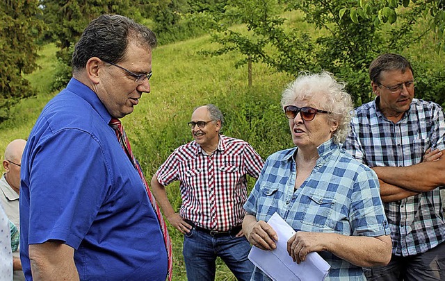 Nicht immer einer Meinung sind Tiersch...Hannes und Brgermeister Tobias Link.   | Foto: Christa Maier