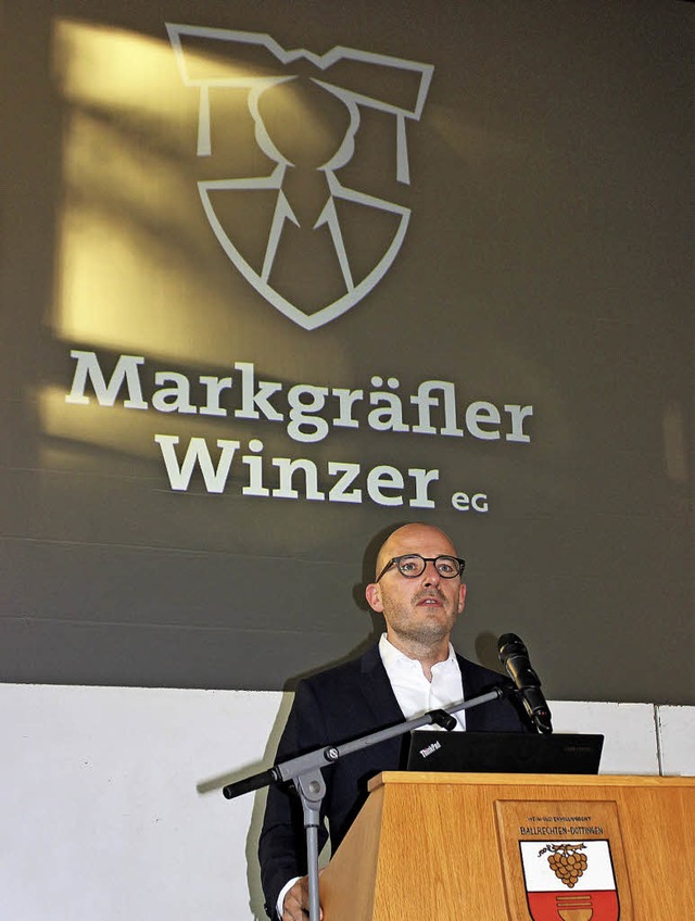 Markgrfler Winzer &#8211; unter diese... vom Geschftsfhrer Hagen H. Rdlin.   | Foto: Jennifer Ruh