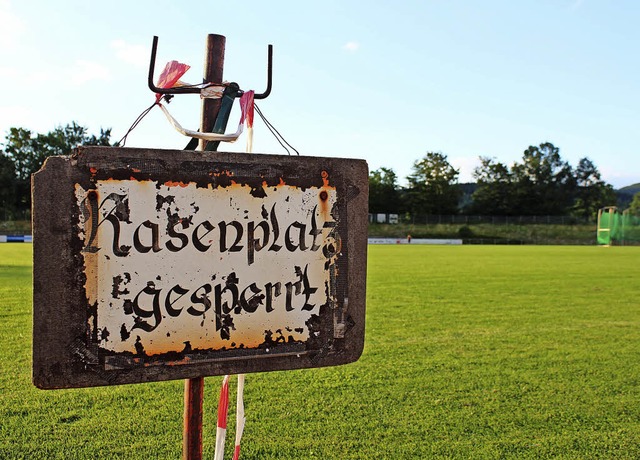 Im Wiesentalstadion stehen in den komm...emeinde noch abgedeckt werden knnen.   | Foto: Anja Bertsch