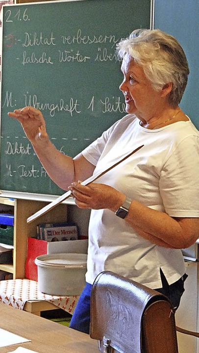Grundschule Wiechs fördert eine wunder...nder mit ihren &#8222;Erdmännli&#8220;  | Foto: Klaus Brust