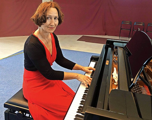 Die Pianistin Andrea Kauten spielte We...n der  ehemaligen Schuhfabrik Krafft.   | Foto: Roswitha Frey