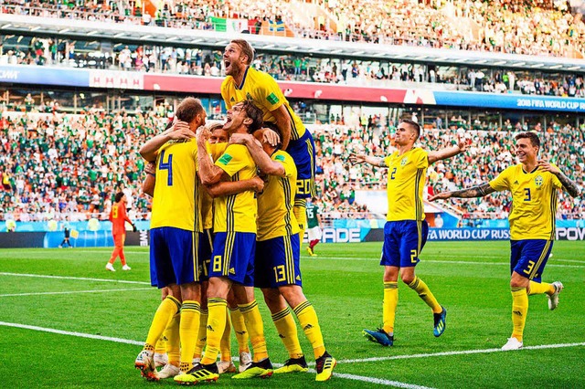 Da freuen sich die Schweden  | Foto: dpa