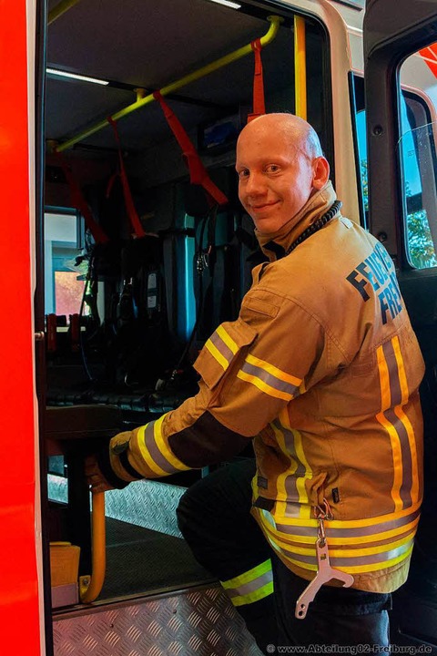 Der 24-jhrige Dominic ist Elektriker ... Freiwilligen Feuerwehr abgeschlossen.  | Foto: privat