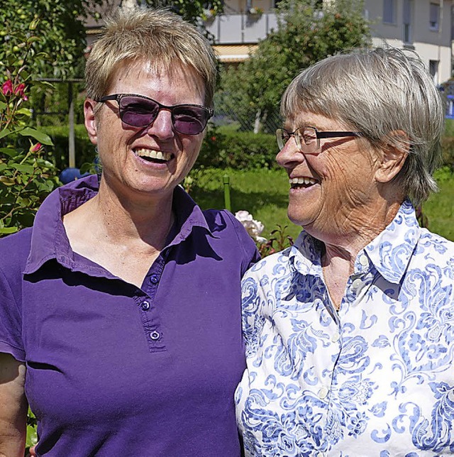 Luise Blattmann (links) und Gesine Muser  | Foto: Lena Roser