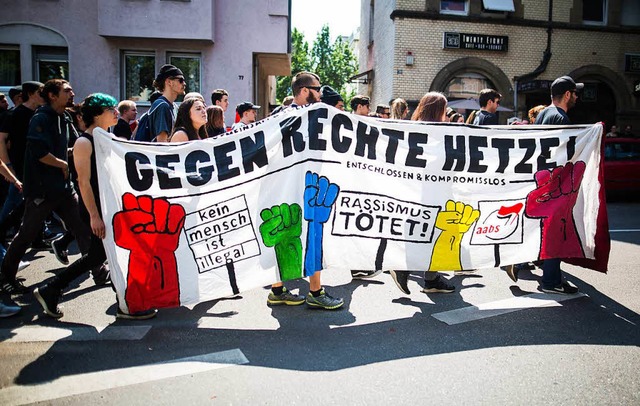 Stuttgart: Zahlreiche Teilnehmer von B... Bundesparteitags am Wochenende statt.  | Foto: dpa
