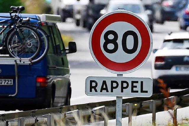 Ab Sonntag gilt Tempo 80 auf den meisten Landstraßen in Frankreich