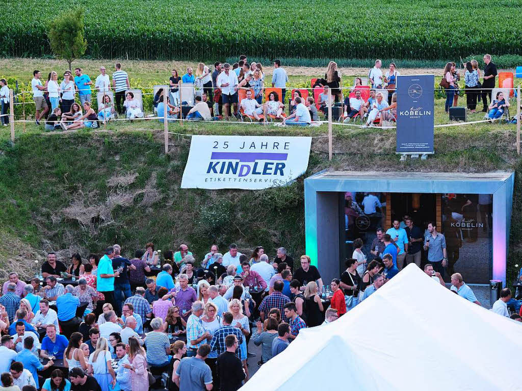 Wein-Fass-Bar auf dem Weingut Kbelin in Eichstetten