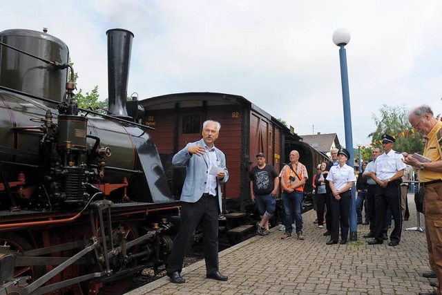 Jrgen Lange,  oberster Betriebsleiter der Kandertalbahn  | Foto: Regine Ounas-Krusel