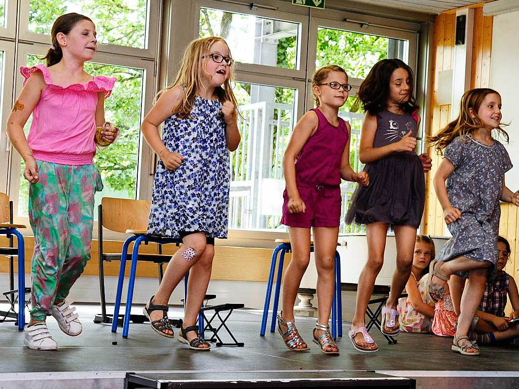 Das Musiksommerfest der JMS Sdlicher Breisgau fand 2018 in Kooperation mit der Thaddus-Rinderle-Schule in Staufen statt. In der Aula der Schule zeigten die jungen Musiker ihr Knnen. Die Jugendkapelle spielte spter noch im Hof.