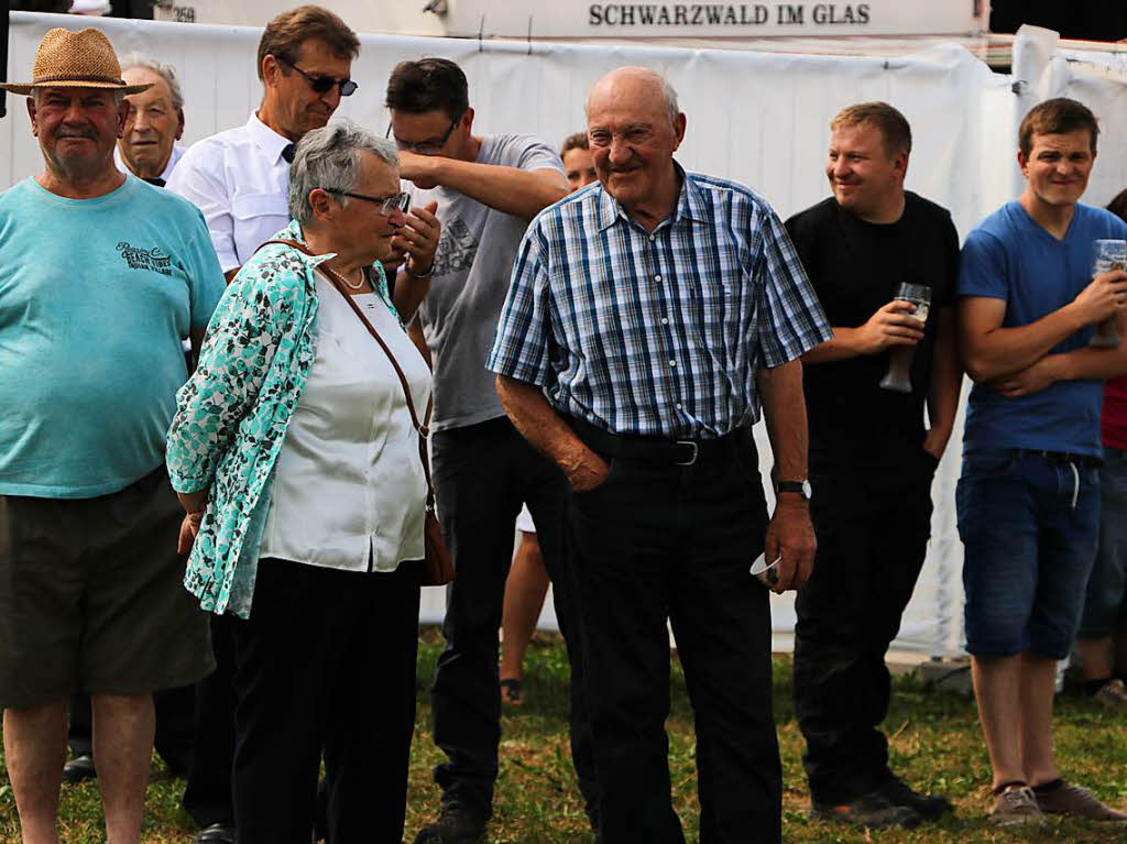 Paul Baumgrnter konnte als Grndungsmitglied das 50-jhrige Bestehen mitfeiern.