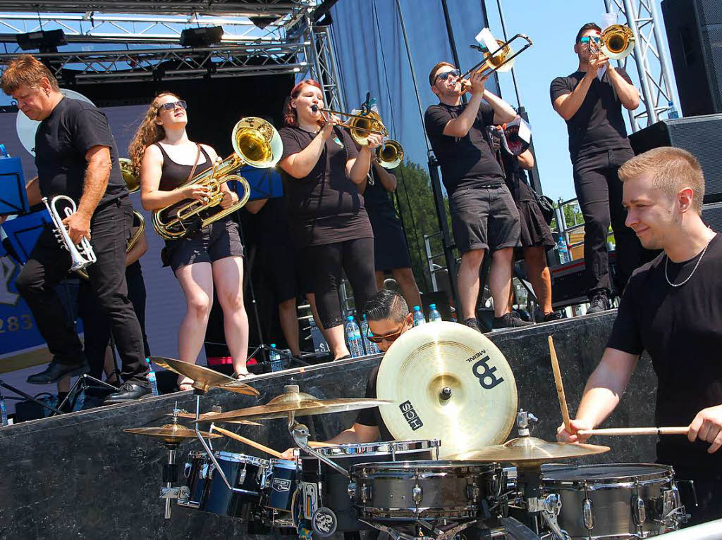 Am Sonntag gab es noch ein Benefiz-Guggenkonzert.