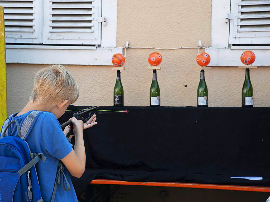 Auf dem Mllheimer Stadtfest wurde geplaudert, getanzt, geschunkelt und geprostet.