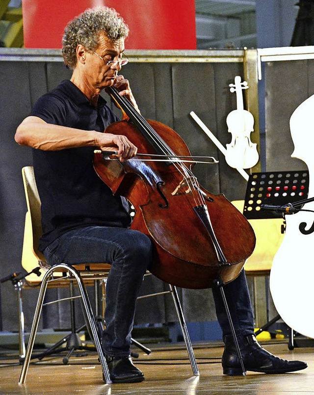 Der  Cellist Thomas Demenga    | Foto: Mahro