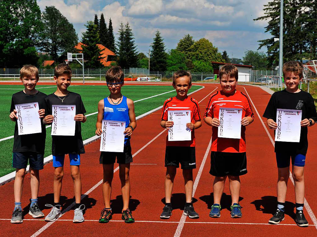 Wettkampfatmosphre herrschte im Bonndorfer Waldstadion bei den Leichtathletik-Wettkmpfen. Dabei kam aber auch der Spa nicht zu kurz, vor allem bei den Kindern.