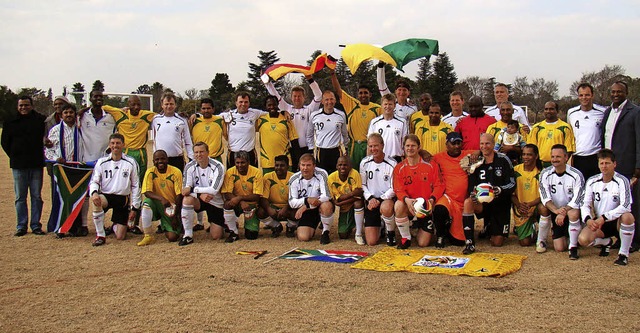 Die deutsche Nationalmannschaft der Brgermeister 2010 in Sdafrika   | Foto: privat