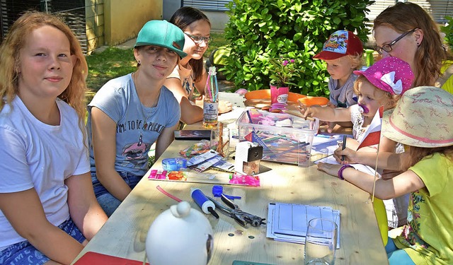 Kinder standen im Mittelpunkt beim Fes... Tageselternvereins  in Gundelfingen.   | Foto: Andrea Steinhart