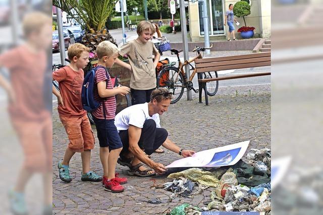 Abfall aus dem Schobbach fllt ganze acht Scke