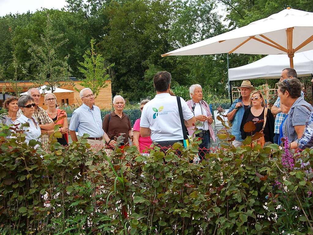 Schnappschsse vom Rundgang ber die Landesgartenschau