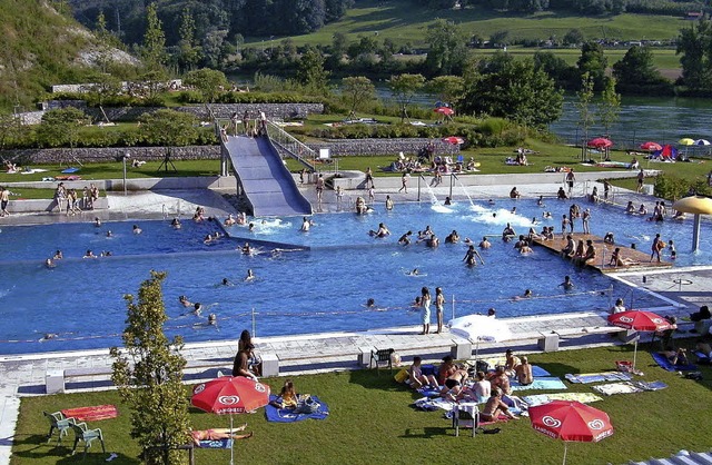 Bereits 15000 Besucher wurden  im Laufenburger Strandbad gezhlt.   | Foto: Archivfoto: Stadtwerke Laufenburg