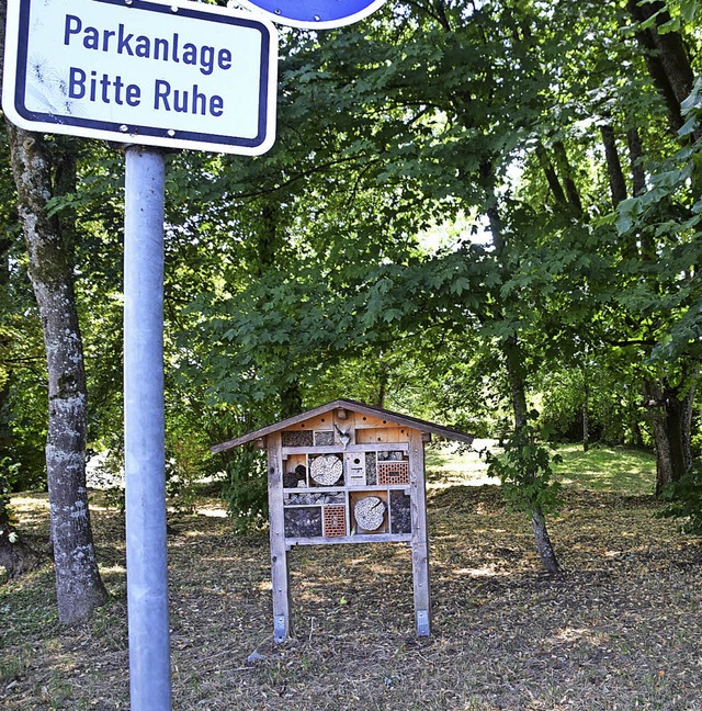 Der Brennet-Park ist ein beliebtes Naherholungsgebiet.   | Foto: Ammann