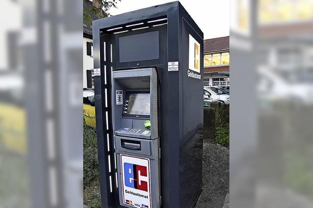 Nimburg hat wieder einen Geldautomaten