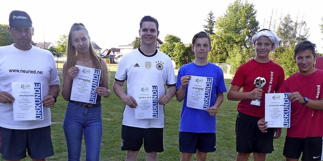 Erstmals standen sich Teams von Jugend...io Geppert (SMV Realschule Ichenheim)   | Foto: Dieter Fink