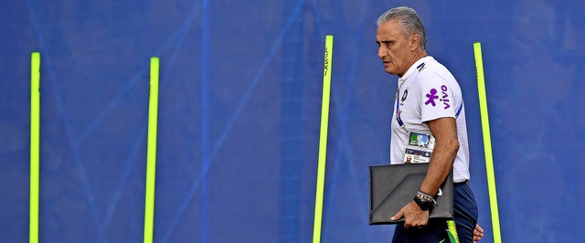 Bis jetzt luft es ziemlich gut fr ih...htet das Training seiner Mannschaft.    | Foto: AFP