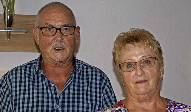 Seit 50 Jahren verheiratet: Peter und Irmgard Gail   | Foto: Werner Probst
