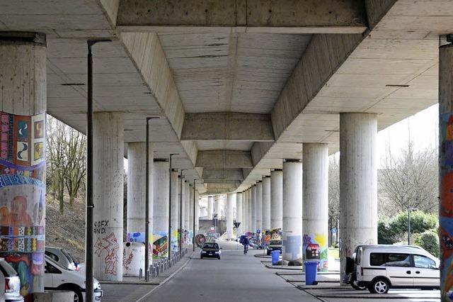 Sanierung der Grenzbrcke beginnt